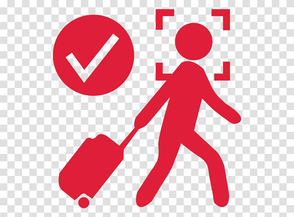 Red Icon Tourist Icon Red, Symbol, Person, Human, Text Transparent Png