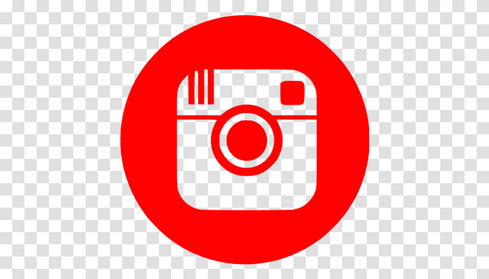 Red Instagram 4 Icon Free Red Social Icons Circle Youtube Icon, Logo, Symbol, Trademark, Armor Transparent Png