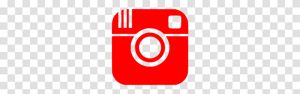 Red Instagram Icon, Logo, Trademark Transparent Png