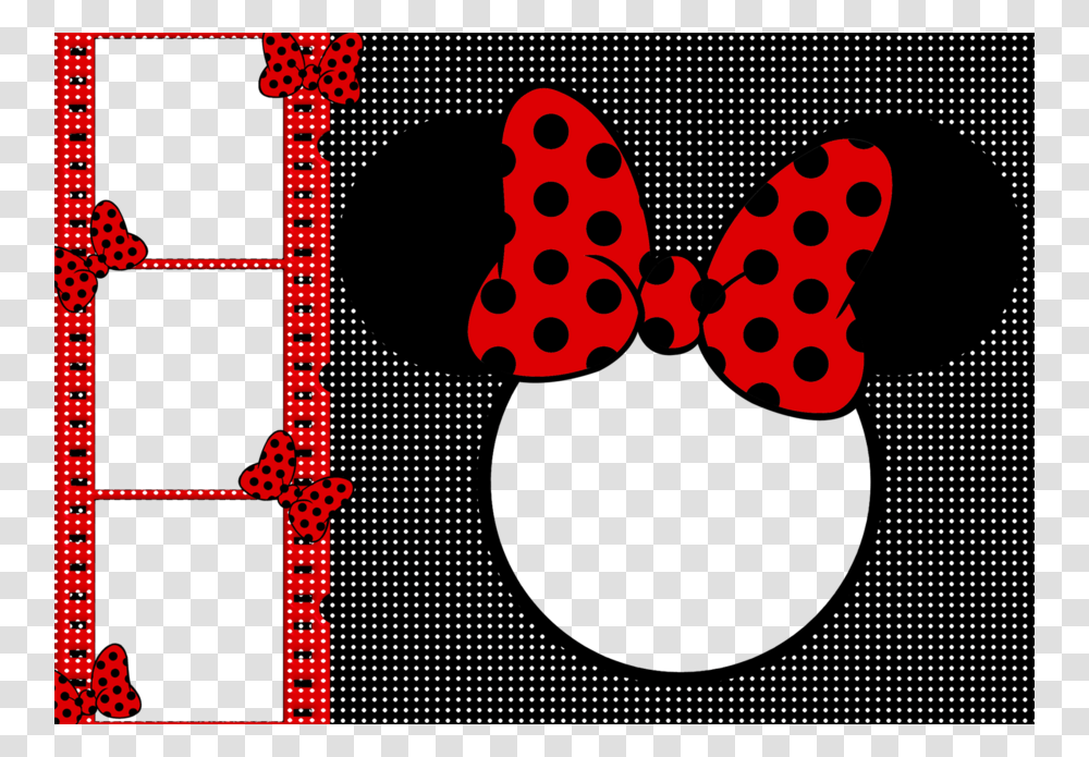 Red Invitation Card Minnie Mouse, Heart, Texture Transparent Png
