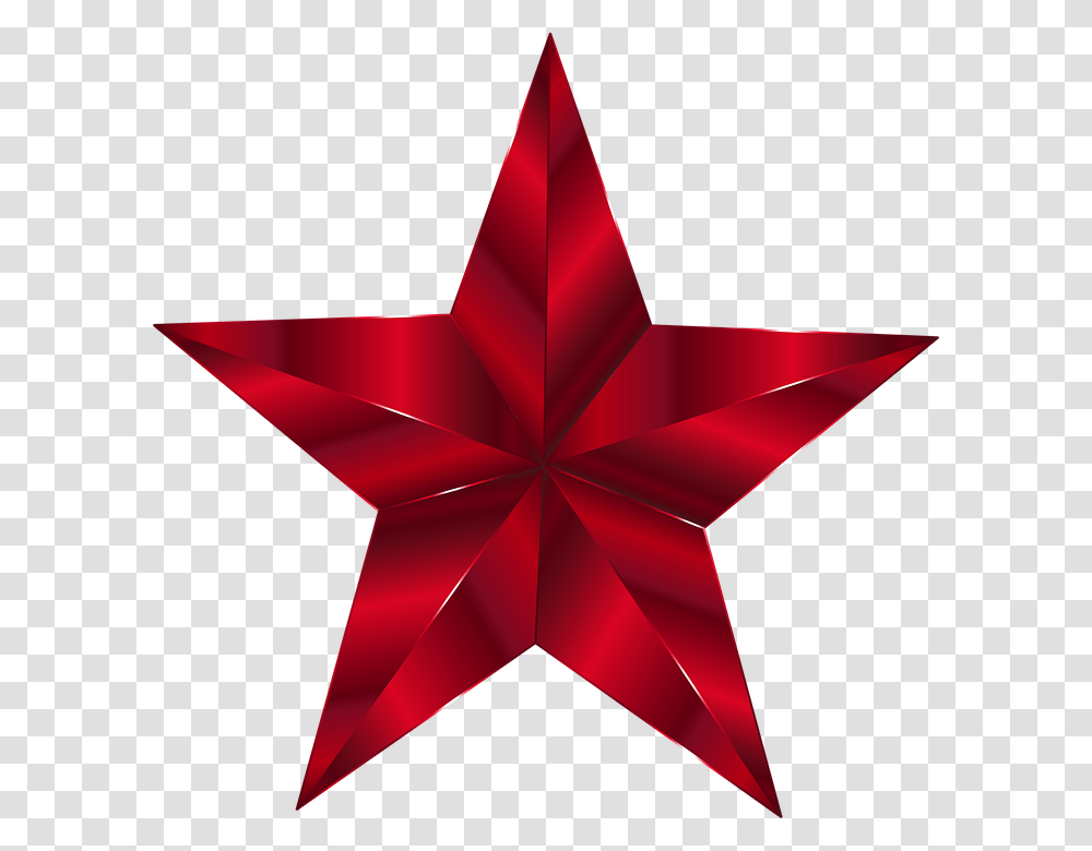 Red Iridescent Star Star Glittering, Star Symbol, Lamp Transparent Png