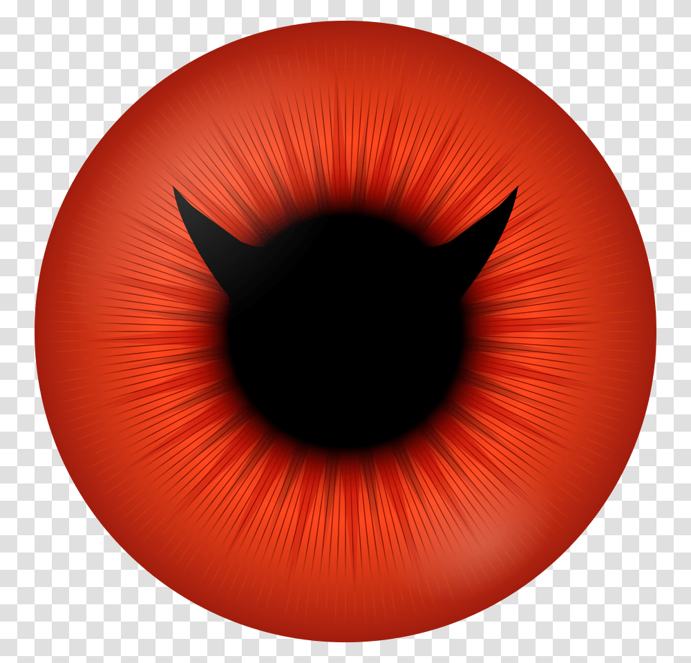 Red Iris With Devil Pupil Large Size, Lamp, Sphere, Ball, Inflatable Transparent Png