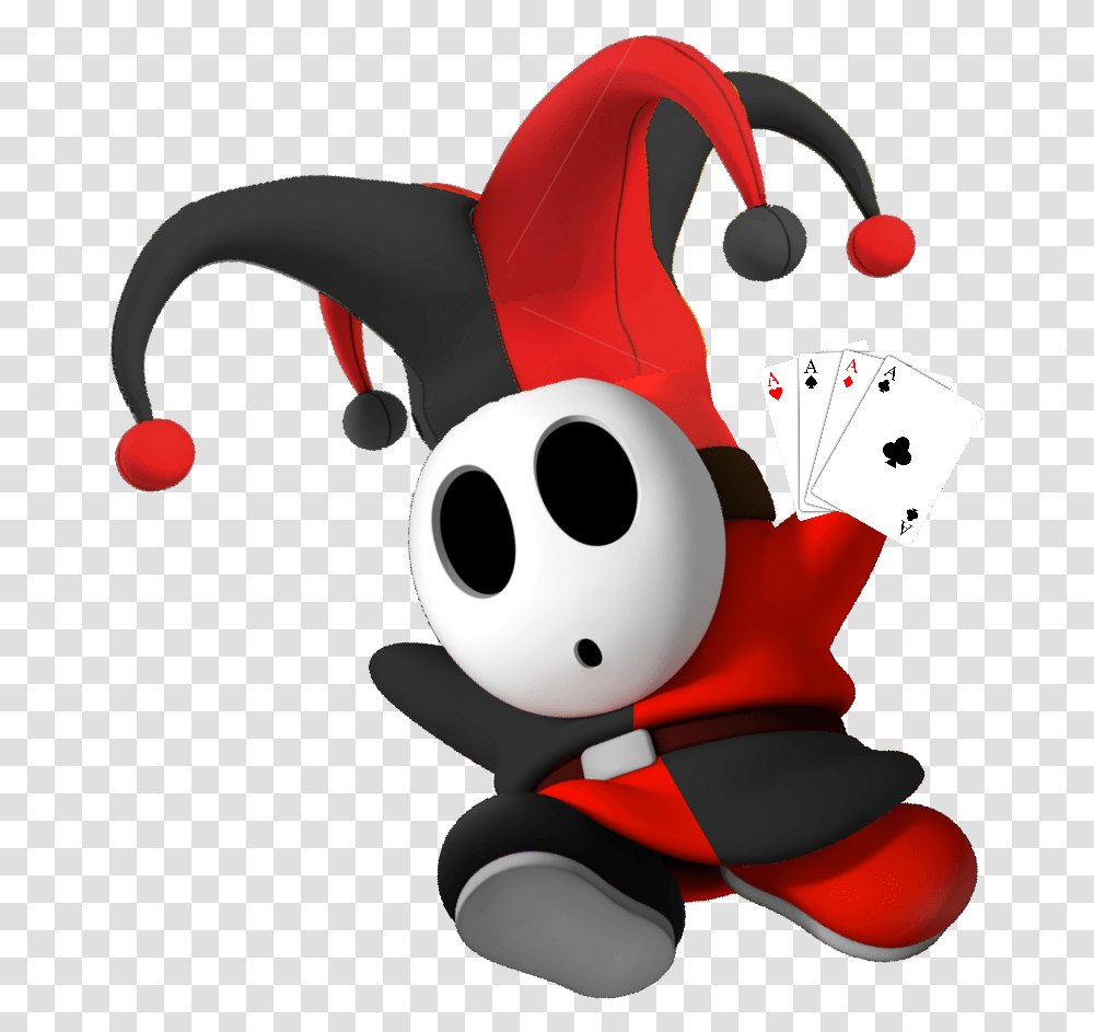 Red Joker Guy With Cards Super Mario Joker Guy, Toy, Performer Transparent Png