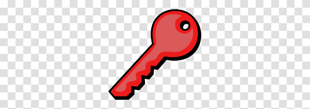 Red Key Clip Art Transparent Png