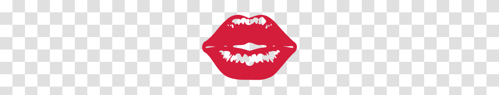 Red Kiss Kiss Lips Lipstick Kiss, Heart, Pac Man, Mustache Transparent Png