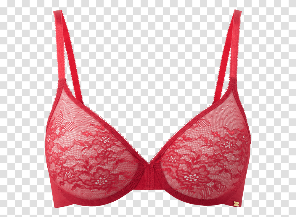 Red Lace Bra 34c, Apparel, Lingerie, Underwear Transparent Png