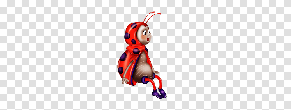 Red Ladybug Sittinghaha Dont Bug Me, Toy, Apparel, Figurine Transparent Png