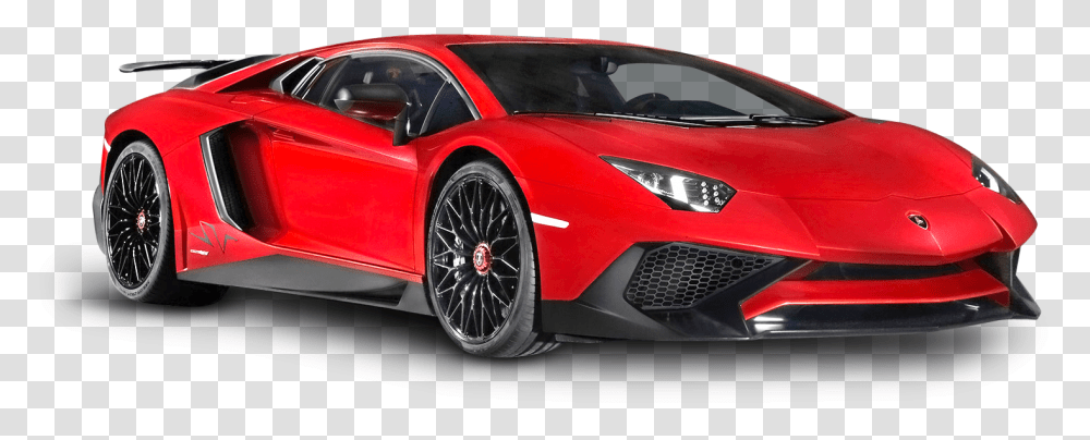 Red Lamborghini Aventador Luxury Car Lamborghini Fastest Car, Vehicle, Transportation, Sports Car, Tire Transparent Png