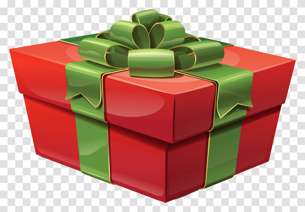 Red Large Gift Box Clipart Transparent Png