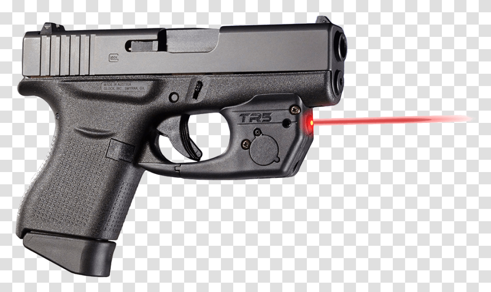 Red Laser Glock, Gun, Weapon, Weaponry, Handgun Transparent Png