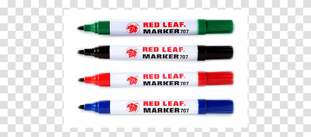 Red Leaf 707 Permanent Marker Red Leaf Marker Pen Transparent Png