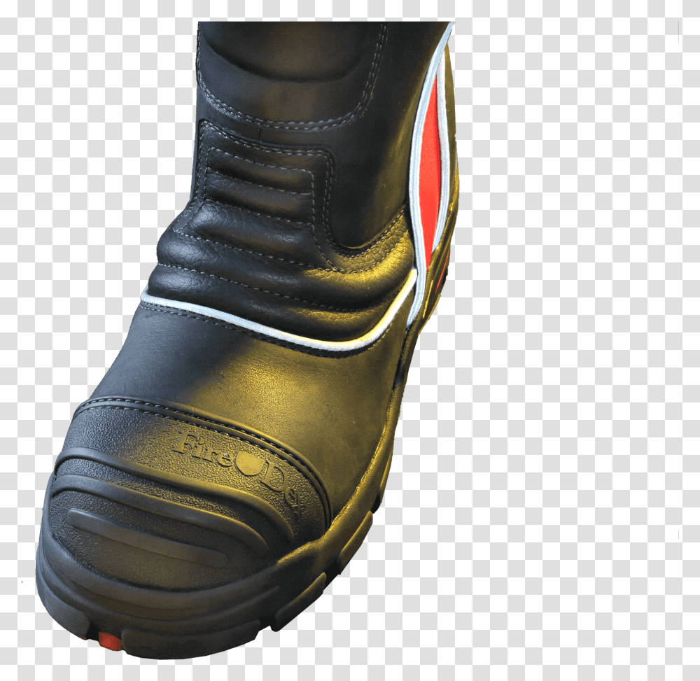 Red Leather Fire Boots Round Toe, Clothing, Apparel, Shoe, Footwear Transparent Png