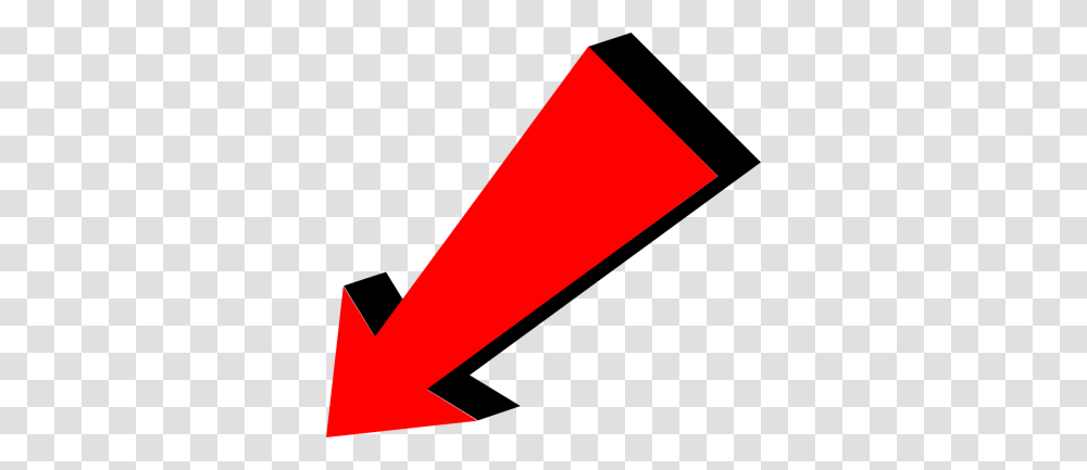 Red Left Conner Arrow, Lighting, Triangle, Sport Transparent Png
