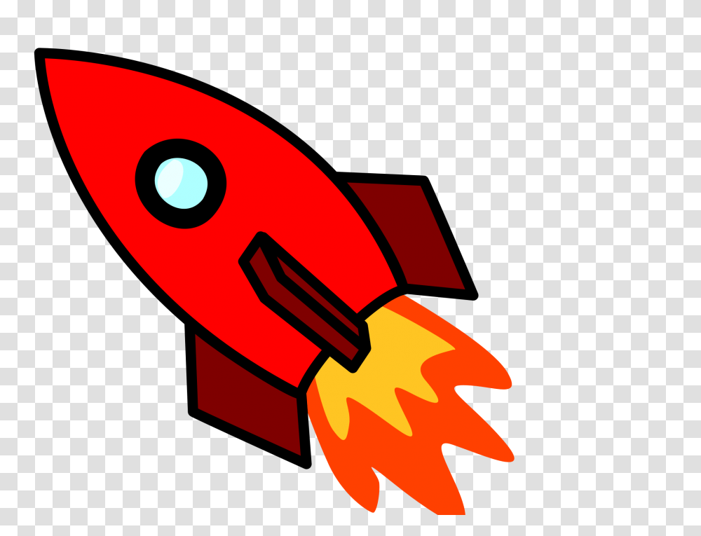 Red Left Facing Rocket Ship, Dynamite, Bomb, Weapon, Weaponry Transparent Png