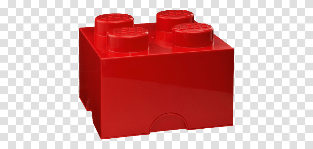 Red Lego Block, Plastic, Furniture, Electrical Device, Box Transparent Png