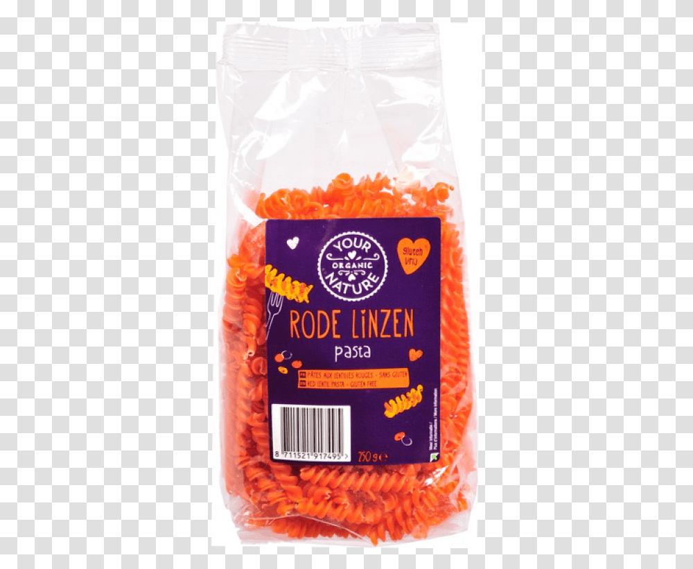 Red Lentil Pasta Organic, Food, Plant, Sweets, Confectionery Transparent Png