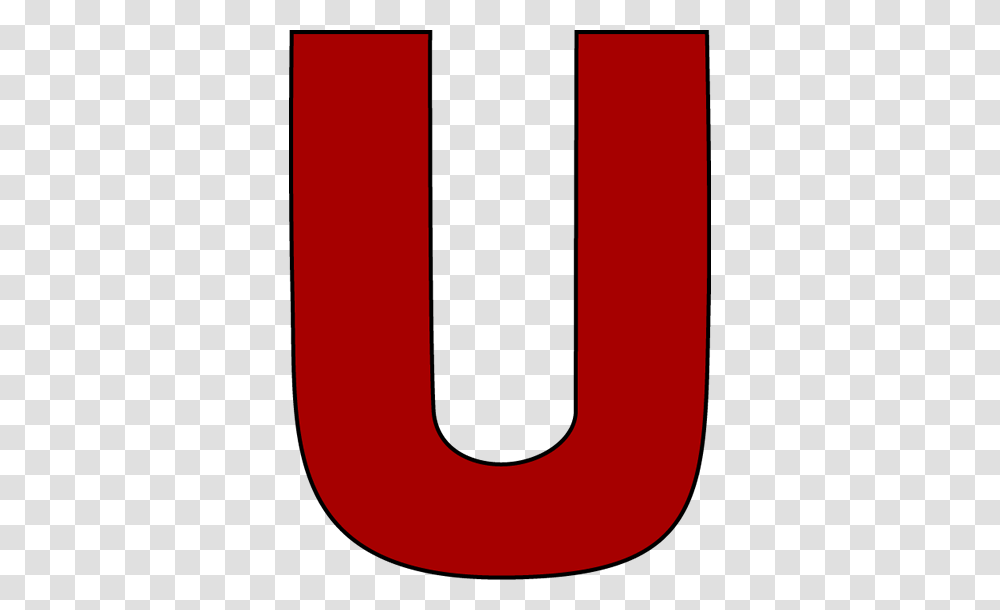 Red Letter U Clip Art Image, Alphabet, Number Transparent Png