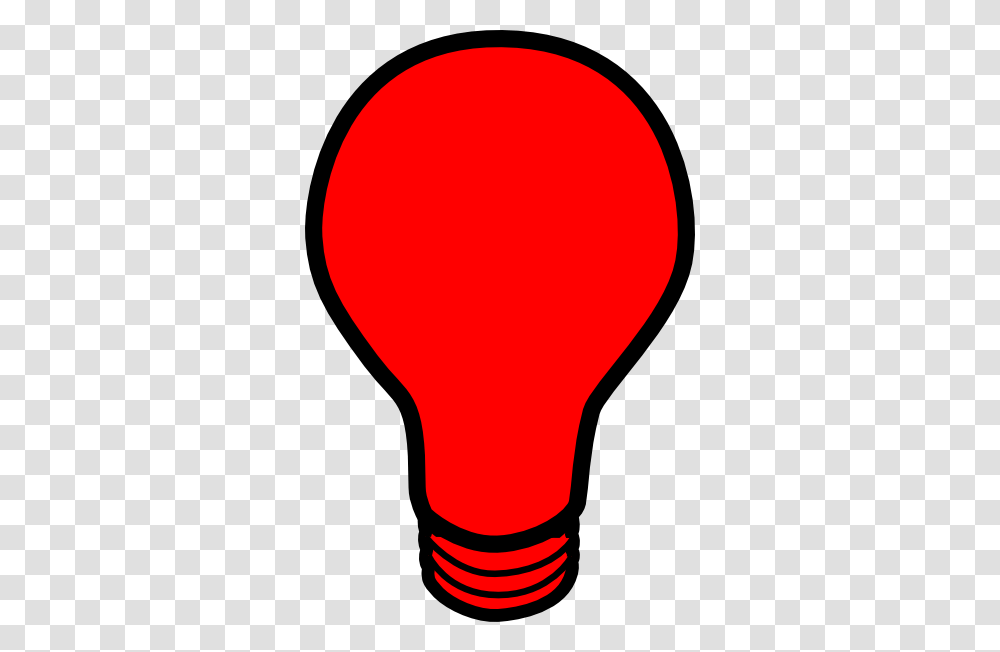 Red Light Bulb Clipart, Lightbulb, Balloon Transparent Png