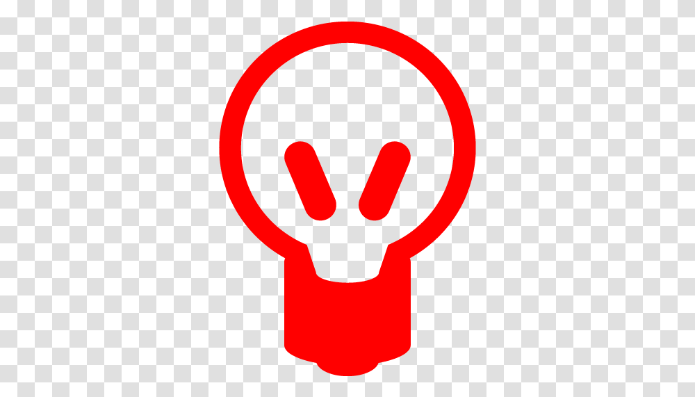 Red Light Bulb Icon Free Red Light Bulb Icons Red Light Icon Gif, Hand, Fist, Stencil, Prison Transparent Png