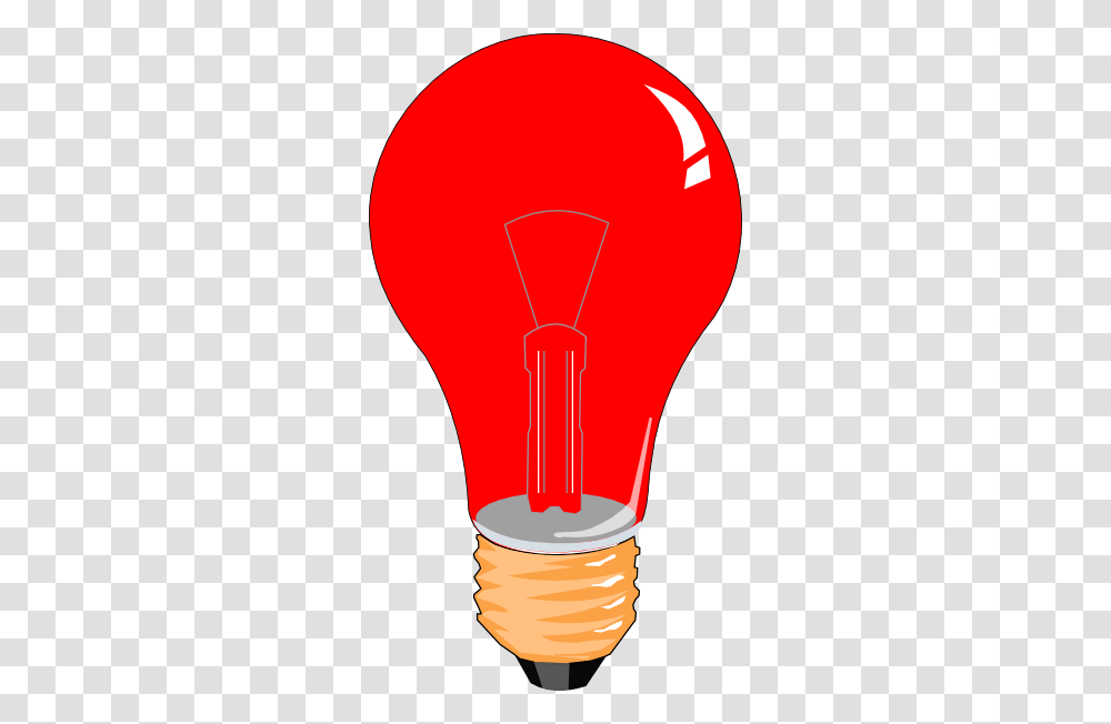 Red Light Bulb Image, Lightbulb Transparent Png