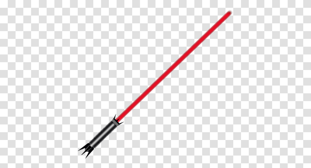 Red Light Saber Vector Clip Art, Weapon, Weaponry, Spear, Stick Transparent Png