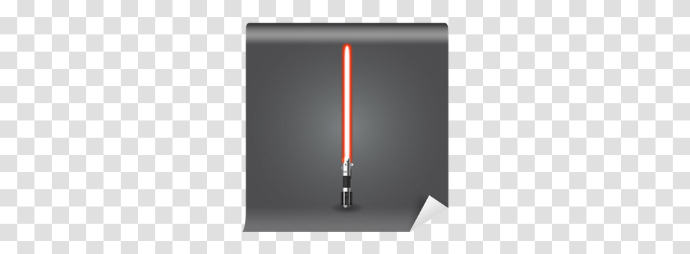 Red Light Saber Wall Mural • Pixers We Live To Change Vertical, Lighting, Screen, Electronics, Tabletop Transparent Png