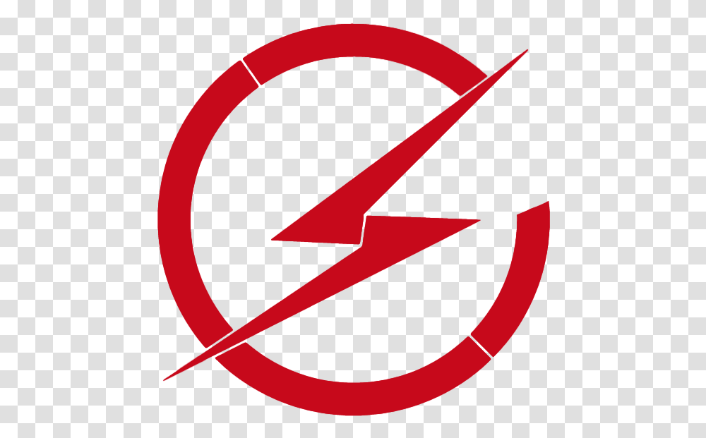 Red Lightning Blue Lightning Bolt, Logo, Trademark, Sign Transparent Png