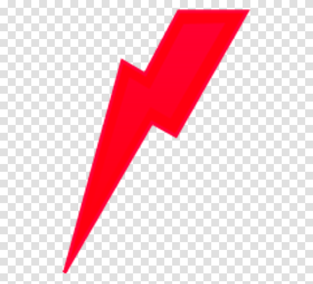 Red Lightning Bolt Clipart, Symbol, Logo, Trademark, Team Sport Transparent Png