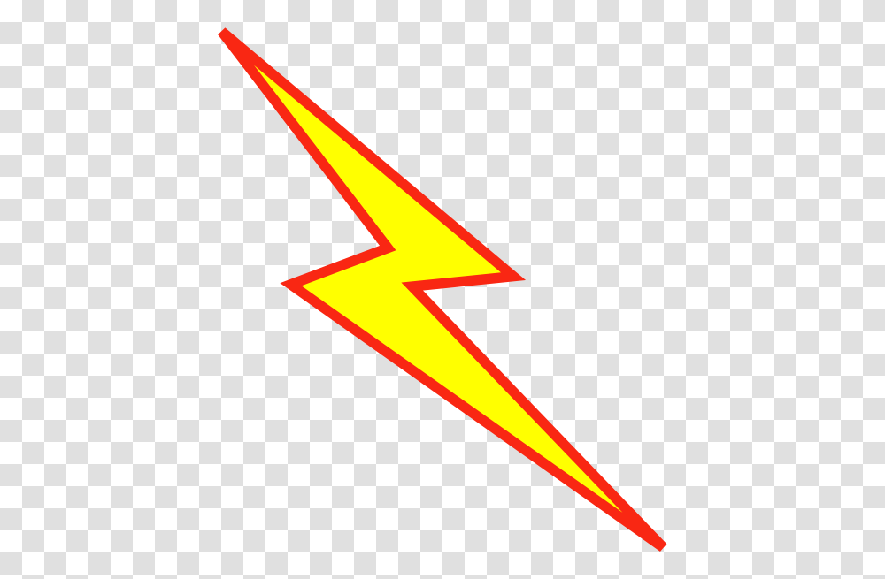 Red Lightning Bolt Clipart, Star Symbol Transparent Png