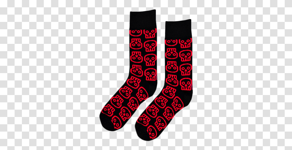 Red Lightning Bolt Sock Download Original Size Sock, Clothing, Apparel, Stocking, Christmas Stocking Transparent Png