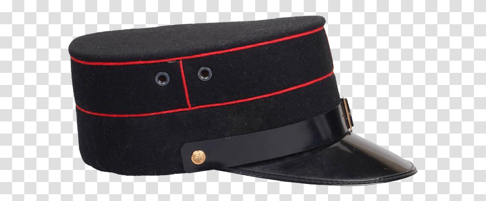 Red Line Police Hat Download Baseball Cap, Belt, Footwear, Skateboard Transparent Png