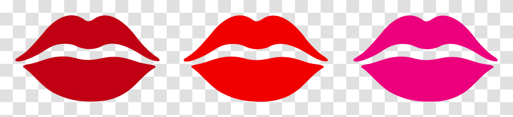 Red Lips Clip Art, Heart, Mustache Transparent Png