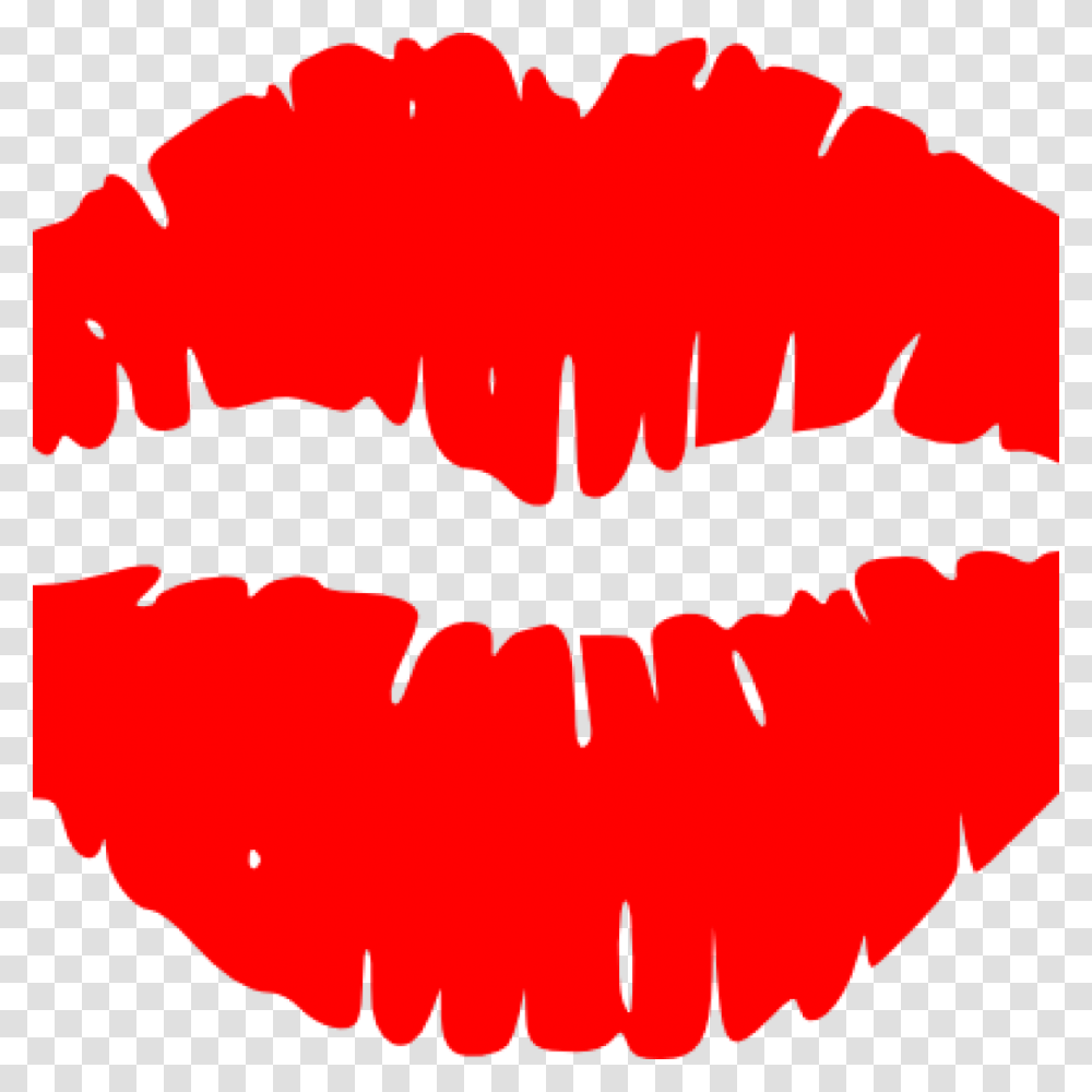 Red Lips Clipart Kissing Cloud, Teeth, Mouth, Mustache Transparent Png