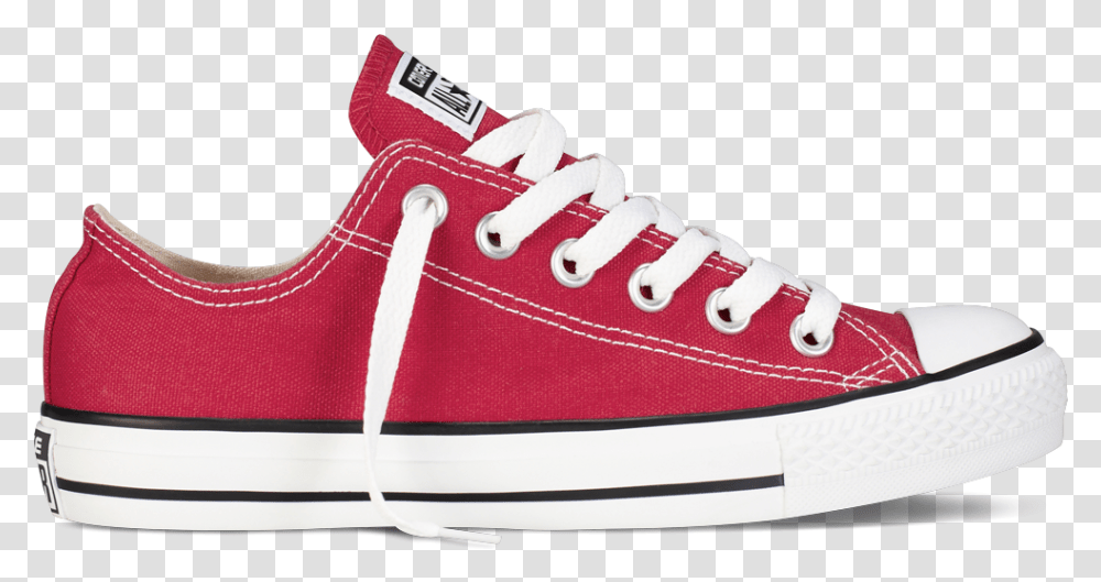 Red Low Top Converse Womens, Shoe, Footwear, Apparel Transparent Png