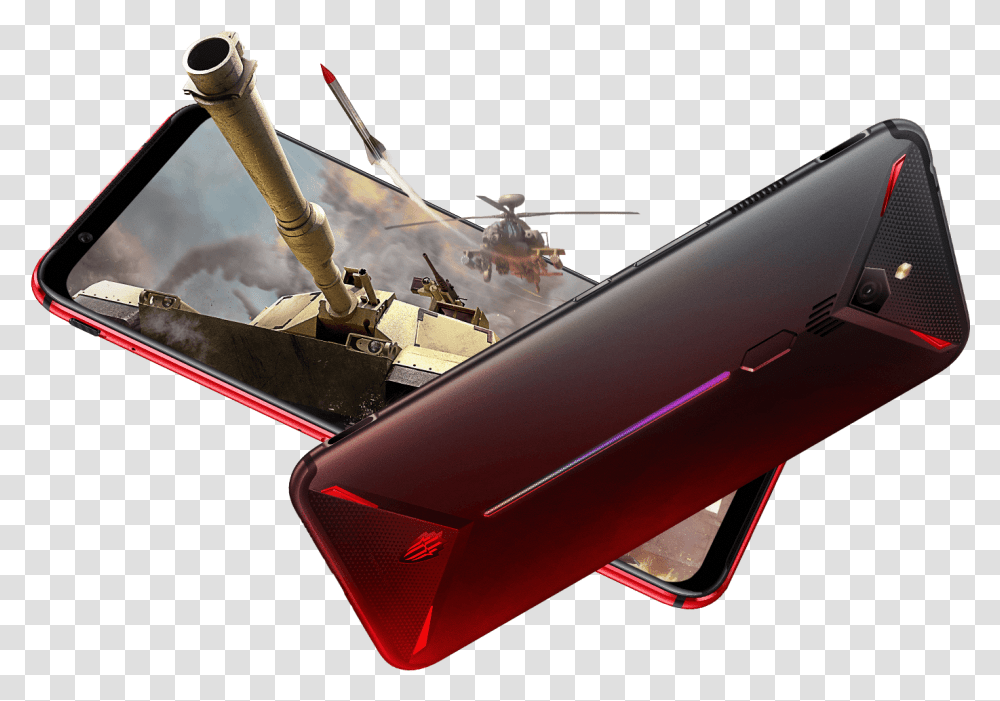 Red Magic 3 Gaming Smartphone Red Magic Us And Canada Red Magic 3s 3d, Machine, Weapon, Tire, Car Wheel Transparent Png