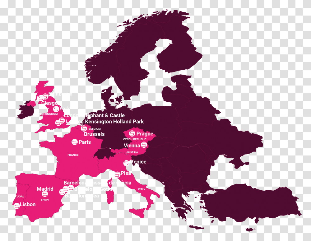 Red Map Of Europe, Plot, Diagram, Atlas, Land Transparent Png