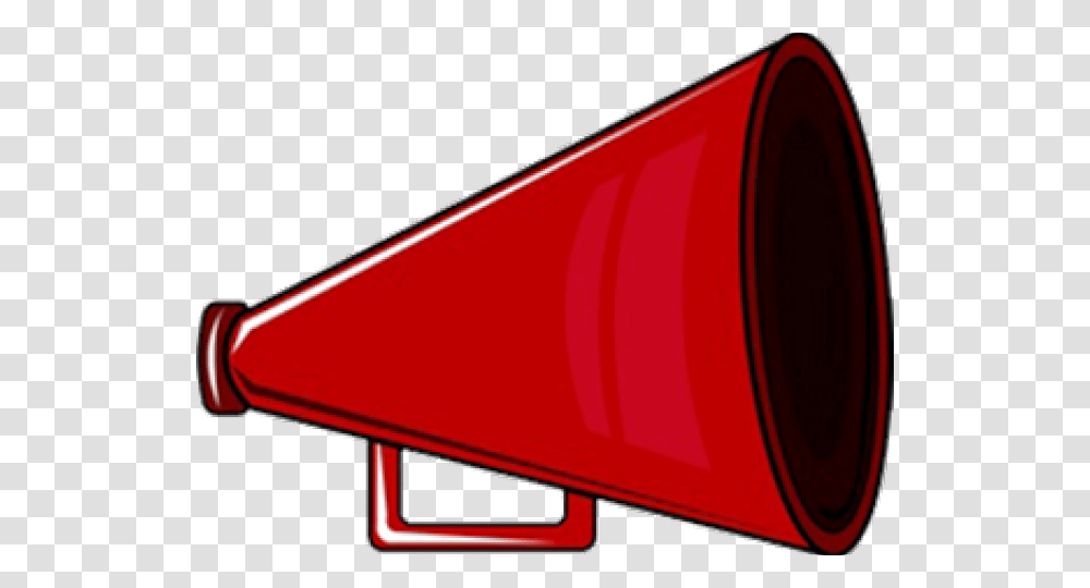 Red Megaphone Clipart, Triangle, Cone Transparent Png