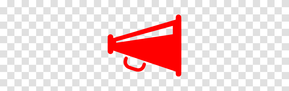 Red Megaphone Icon, Logo, Trademark Transparent Png