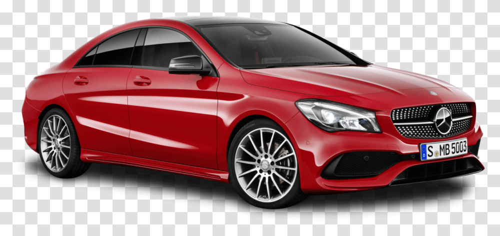 Red Mercedes Benz Cla Car Image Mercedes Cla Price In India, Vehicle, Transportation, Automobile, Tire Transparent Png