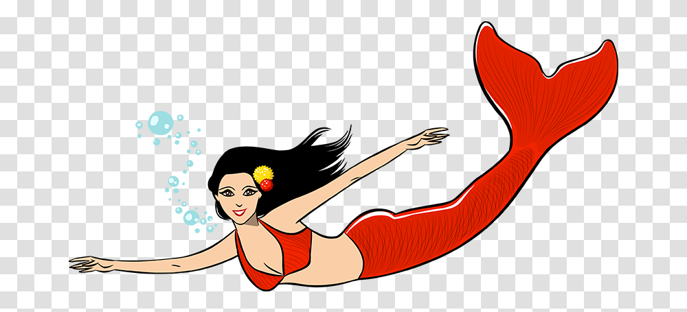 Red Mermaid Background Cartoon Mermaid, Person, Human, Fitness, Working Out Transparent Png