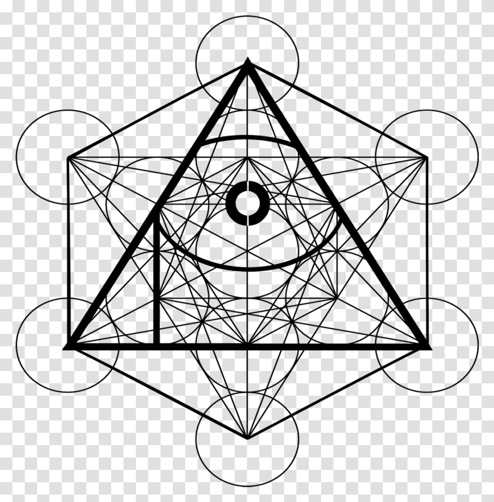 Red Metatron's Cube, Bow, Star Symbol, Chandelier Transparent Png