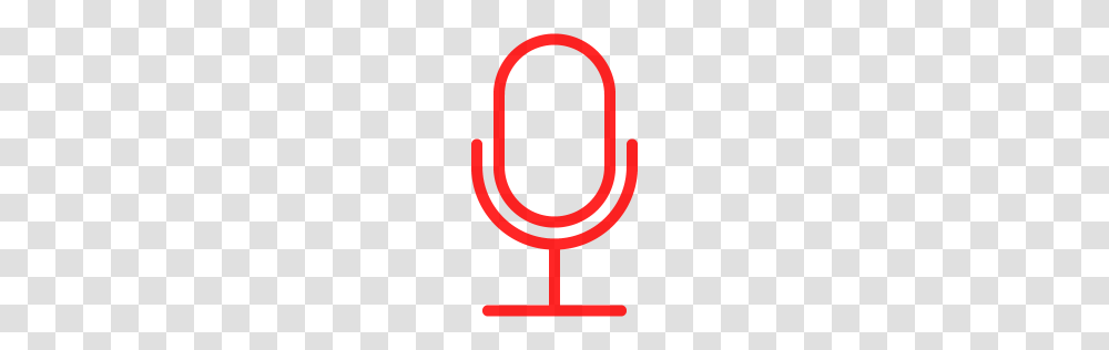 Red Microphone Icon, Logo, Trademark Transparent Png