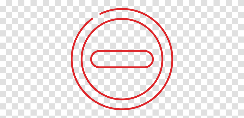 Red Minus Circle Line Iconsvg & Svg Circle, Whip, Leash, Bugle, Horn Transparent Png