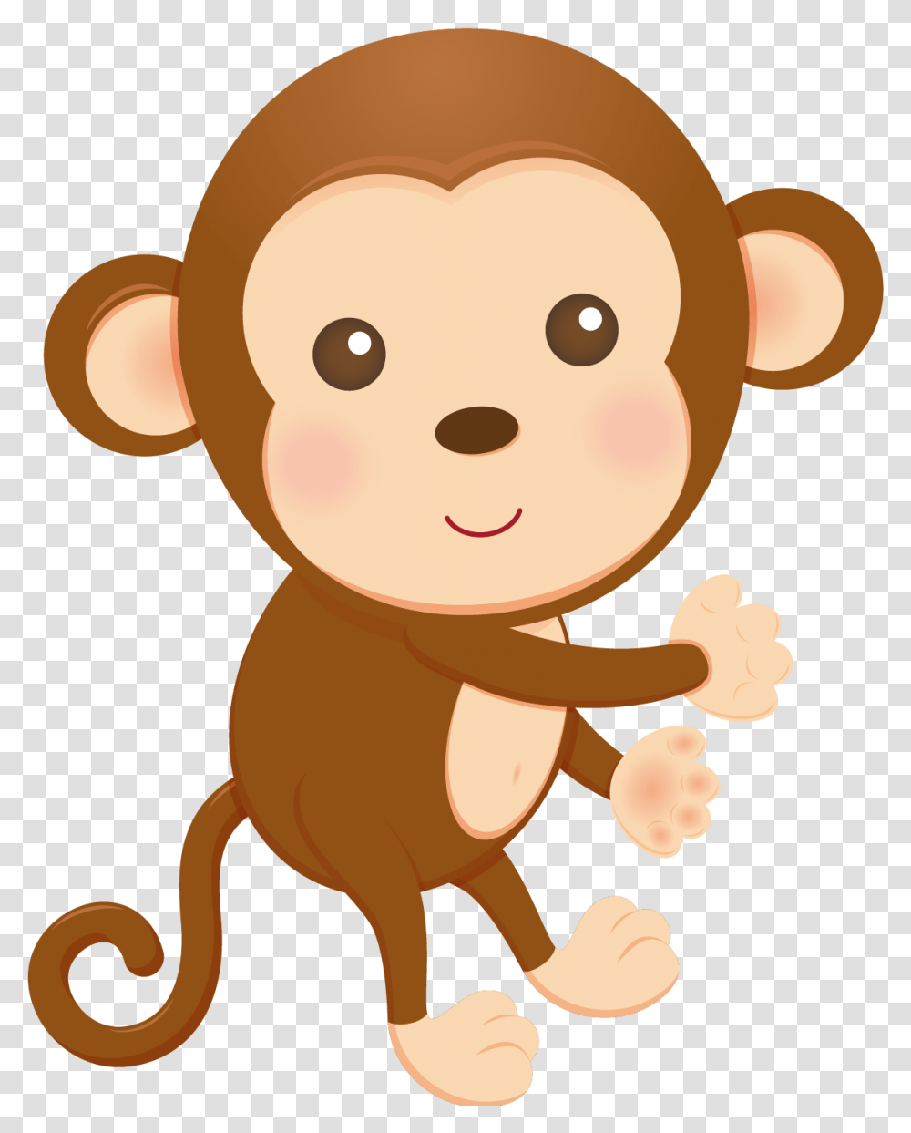 Red Monkey Clip Art At Clker Monkey Clip Art For Kids, Cupid, Toy, Snowman, Winter Transparent Png