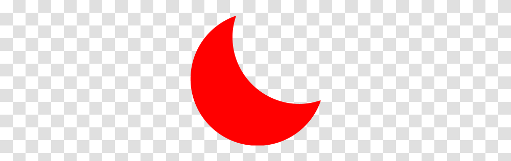 Red Moon Icon, Logo, Trademark Transparent Png