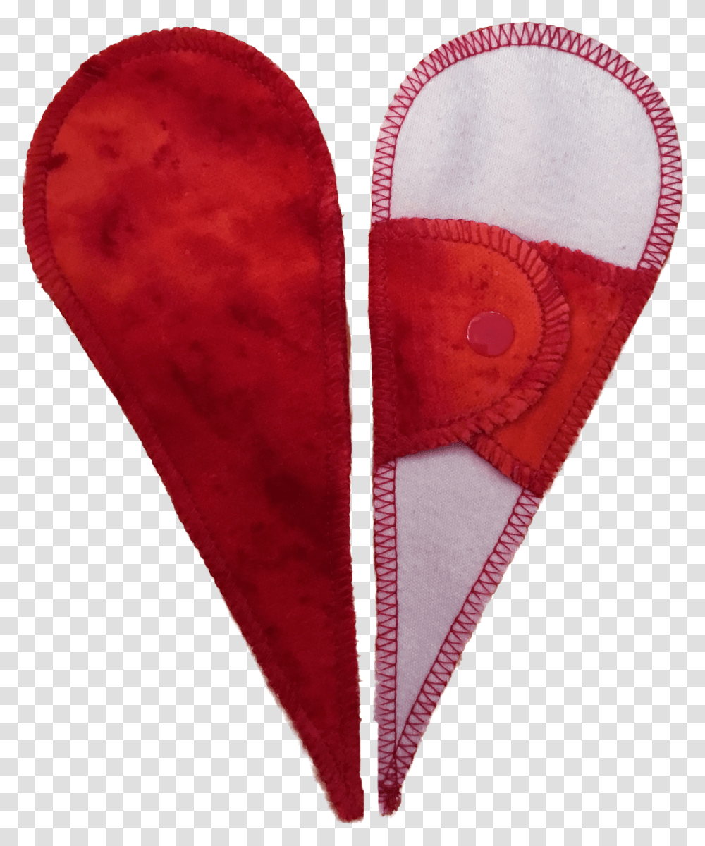 Red Moon Organic Cotton Velour Thong Liner Embroidery, Clothing, Apparel, Heart, Footwear Transparent Png