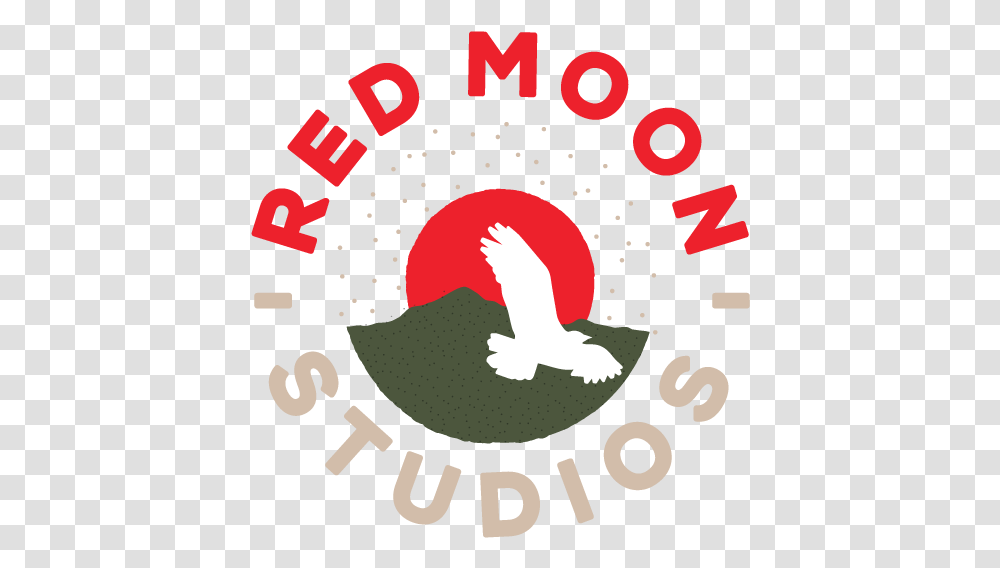 Red Moon Studios Emblem, Poster, Advertisement, Logo, Symbol Transparent Png
