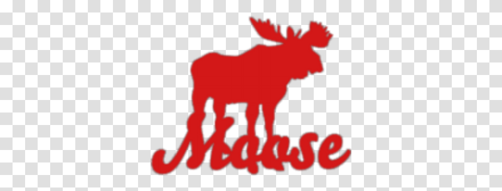 Red Moose Redmoose Twitter Elk, Animal, Mammal, Text, Person Transparent Png