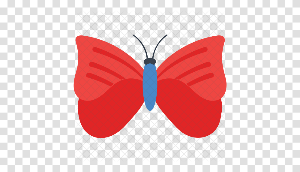 Red Moth Icon Illustration, Tie, Accessories, Accessory, Necktie Transparent Png