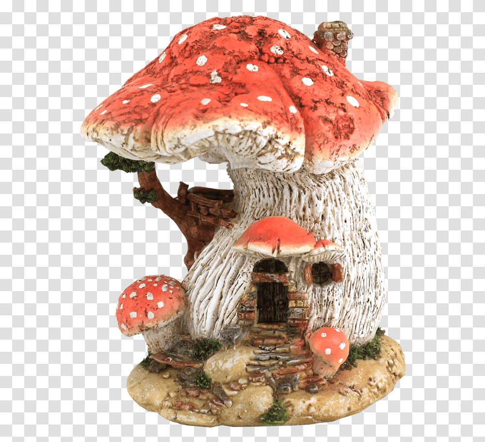 Red Mushroom Fairy Garden House Fairy Garden Mushroom, Fungus, Amanita, Agaric, Plant Transparent Png
